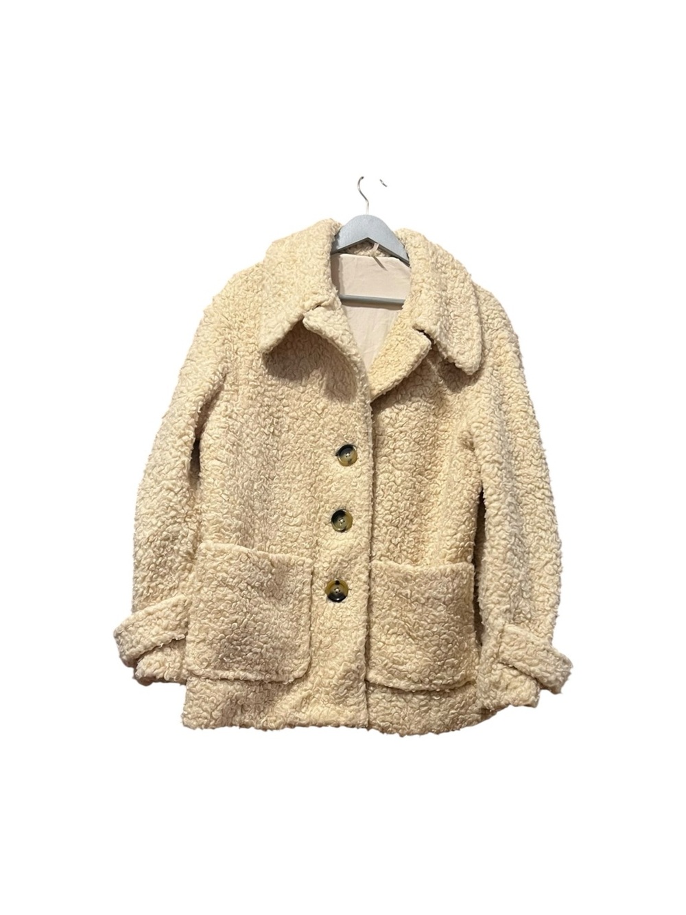 Free People Runway Popular Soft Teddy Bear Jacket – Large - Picture 4 of 7